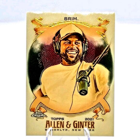 2021 Topps Chrome Allen And Ginter Stello Brim #267 - Picture 3 of 5